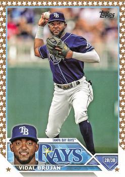 2023 Topps Gold Star Gold Star Vidal Brujan #613 Tampa Bay Rays