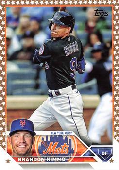 2023 Topps Gold Star Gold Star Brandon Nimmo #614 New York Mets