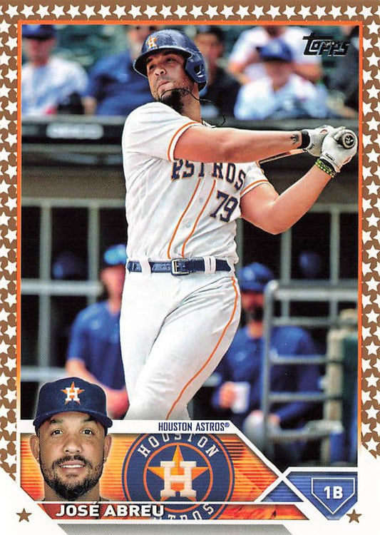 2023 Topps Gold Star Gold Star JosÃ© Abreu #630 Houston Astros