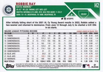 2023 Topps Holiday Robbie Ray H2 Seattle Mariners