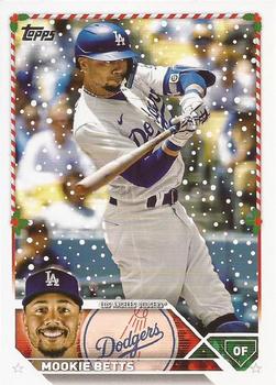 2023 Topps Holiday Mookie Betts H57 Los Angeles Dodgers