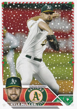 将图片加载到图库查看器，2023 Topps Holiday Kyle Muller H189 Oakland Athletics
