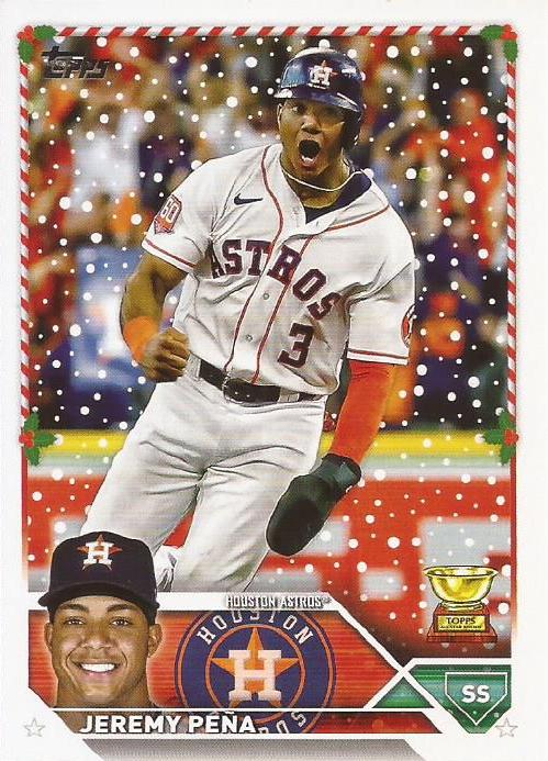 2023 Topps Holiday Jeremy Pena H192 Houston Astros