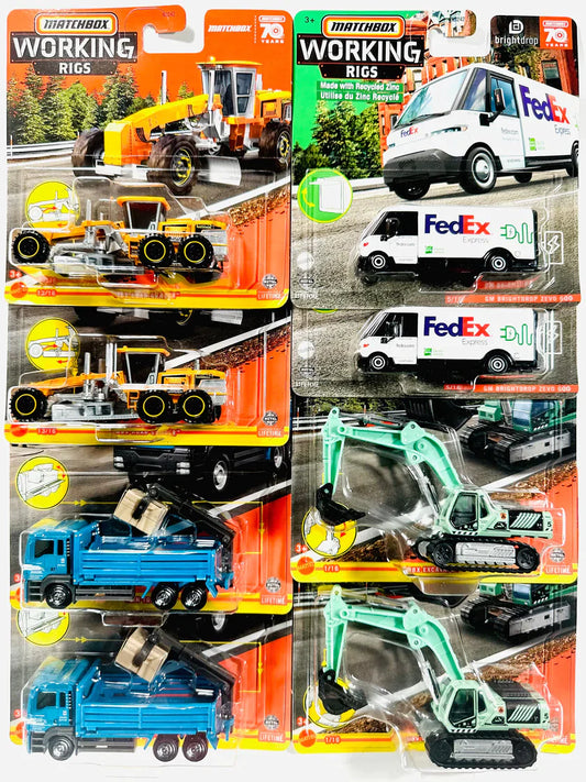Matchbox 2023 Real Working Rigs 70 Years Anniversory - Assorted Style - walk-of-famesports