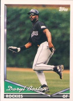 1994 Topps Daryl Boston # 106 Colorado Rockies