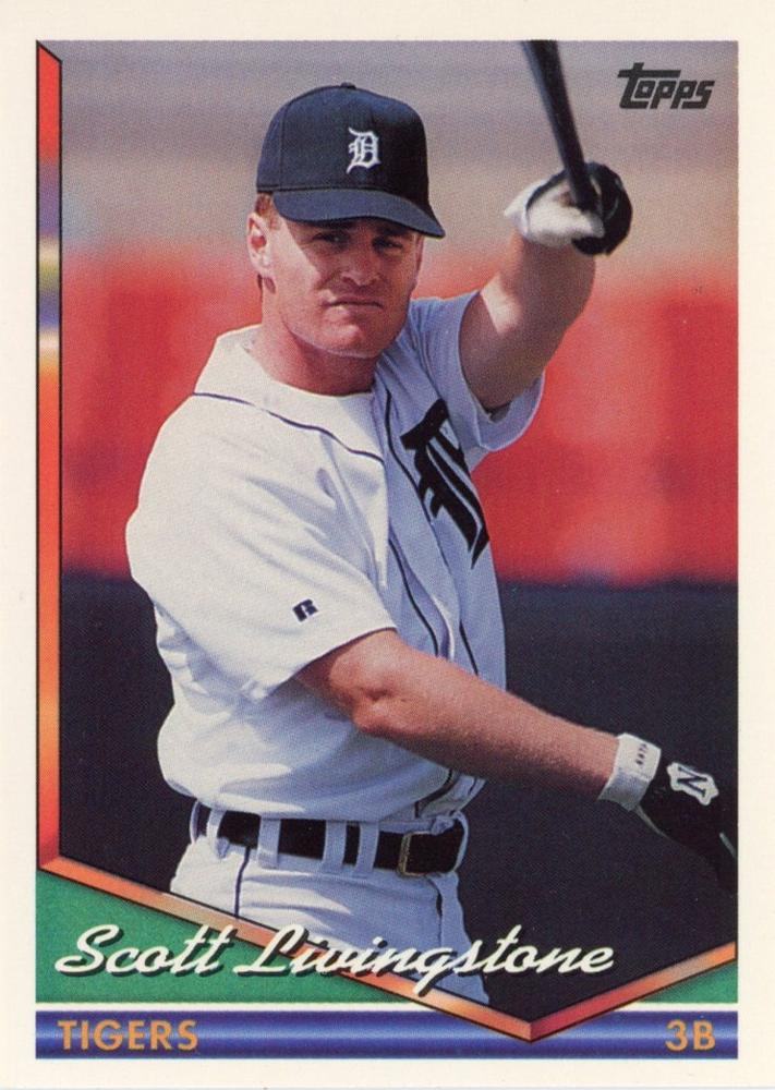 1994 Topps Scott Livingstone # 19 Detroit Tigers