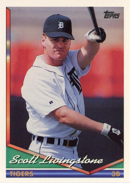 1994 Topps Scott Livingstone # 19 Detroit Tigers