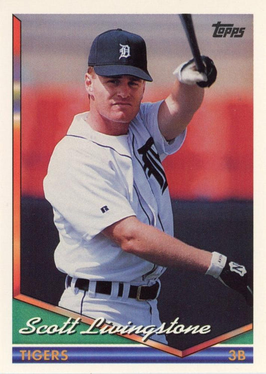 1994 Topps Scott Livingstone # 19 Detroit Tigers