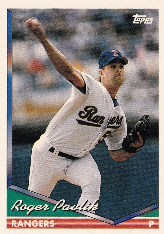 1994 Topps Roger Pavlik # 22 Texas Rangers