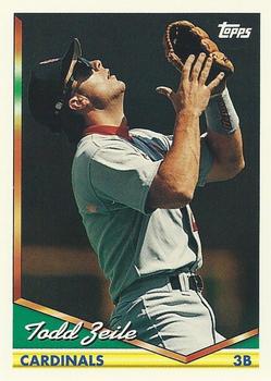 1994 Topps Todd Zeile # 25 St. Louis Cardinals
