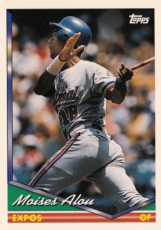 1994 Topps Moises Alou # 50 Montreal Expos
