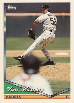 1994 Topps Tim Mauser # 99 San Diego Padres