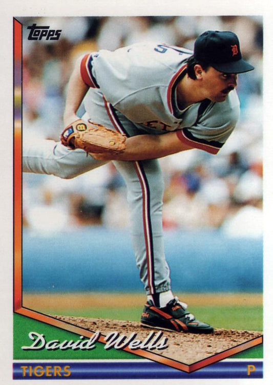 1994 Topps David Wells # 105 Detroit Tigers