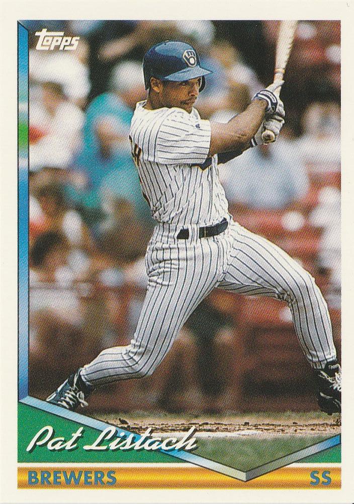 1994 Topps Pat Listach # 130 Milwaukee Brewers