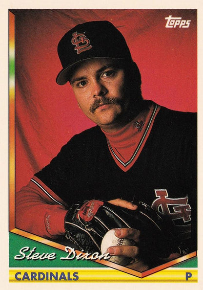 1994 Topps Steve Dixon RC # 168 St. Louis Cardinals