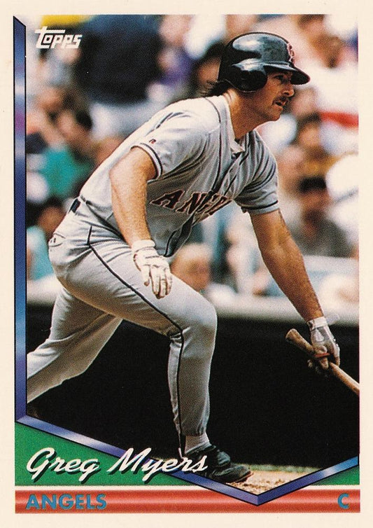 1994 Topps Greg Myers # 171 California Angels