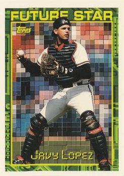 1994 Topps Javy Lopez FS # 194 Atlanta Braves