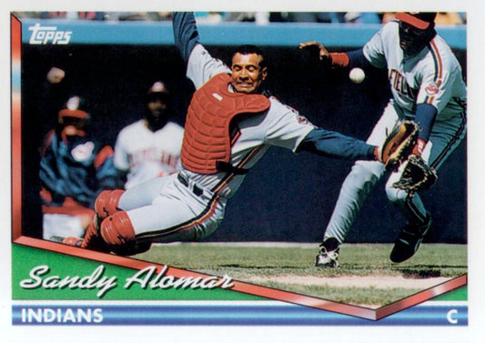 1994 Topps Sandy Alomar # 273 Cleveland Indians