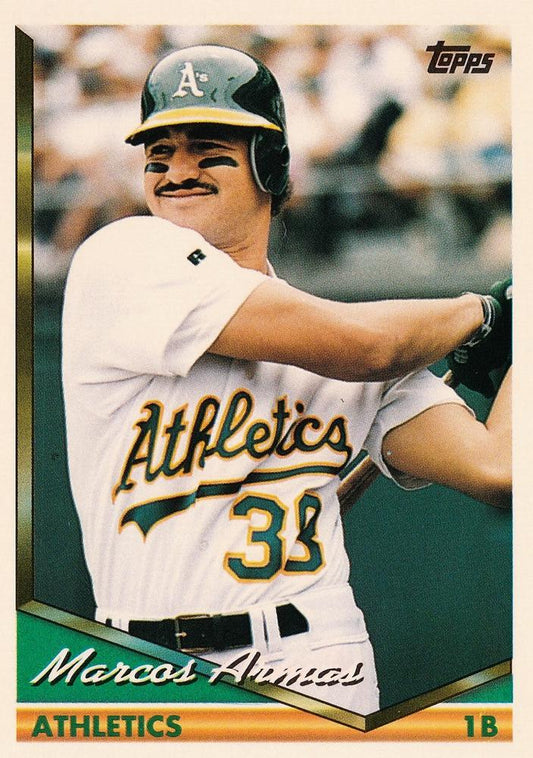 1994 Topps Marcos Armas # 311 Oakland Athletics
