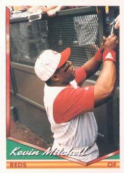 1994 Topps Kevin Mitchell # 335 Cincinnati Reds