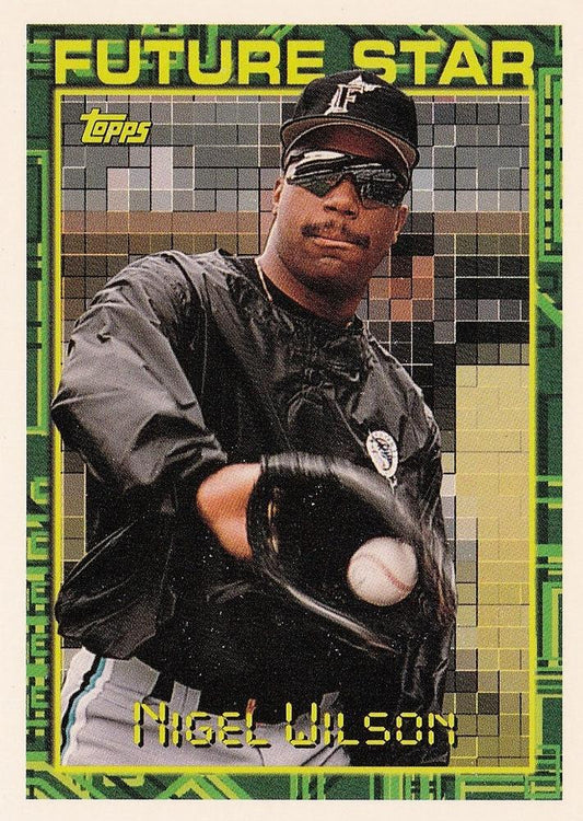 1994 Topps Nigel Wilson FS # 341 Florida Marlins