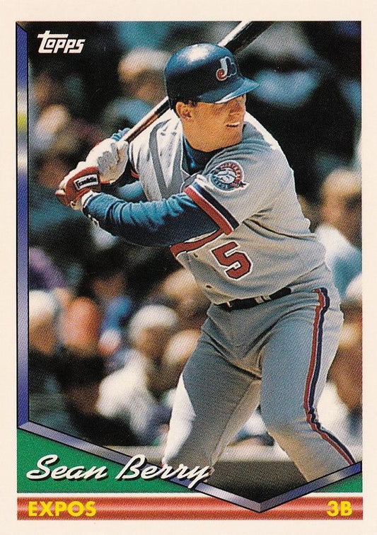 1994 Topps Sean Berry # 344 Montreal Expos