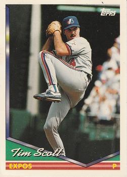 1994 Topps Tim Scott # 373 Montreal Expos