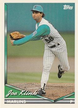 1994 Topps Joe Klink # 409 Florida Marlins