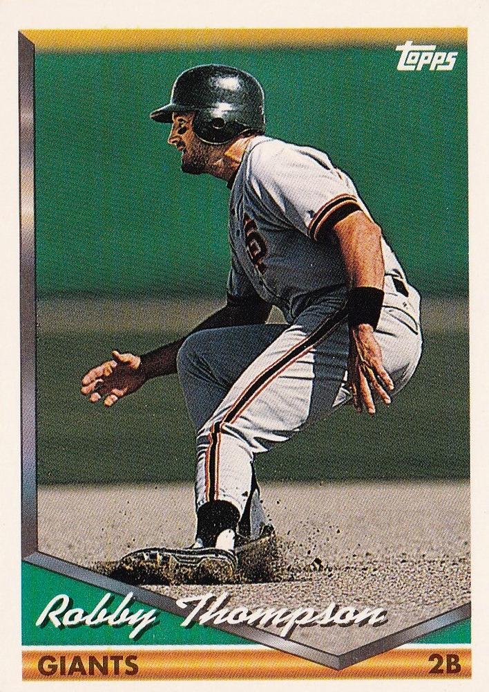 1994 Topps Robby Thompson # 505 San Francisco Giants