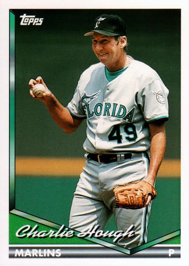 1994 Topps Charlie Hough # 625 Florida Marlins