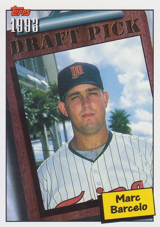 1994 Topps Marc Barcelo DPK, RC # 747 Minnesota Twins