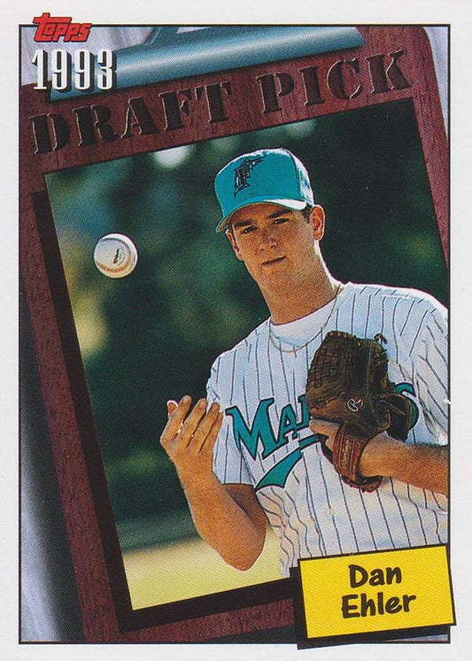 1994 Topps Dan Ehler DPK, RC, UER # 751 Florida Marlins