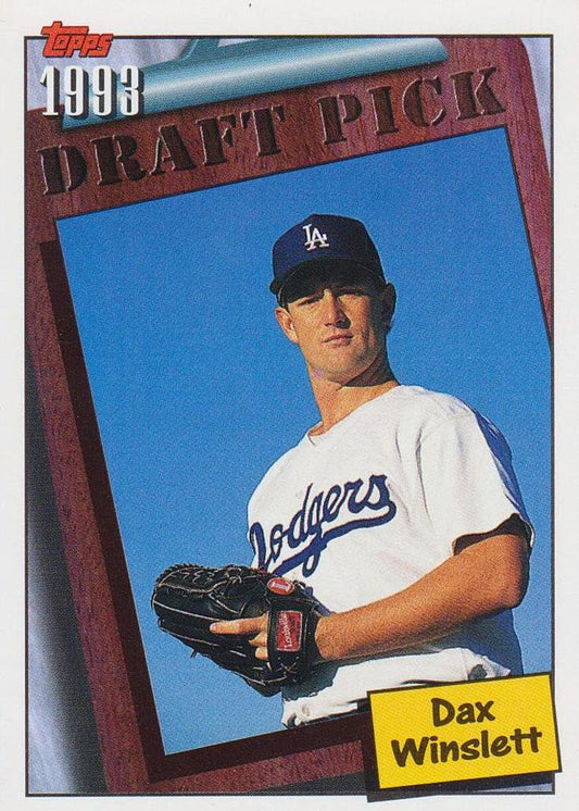 1994 Topps Dax Winslett DPK, RC # 755 Los Angeles Dodgers