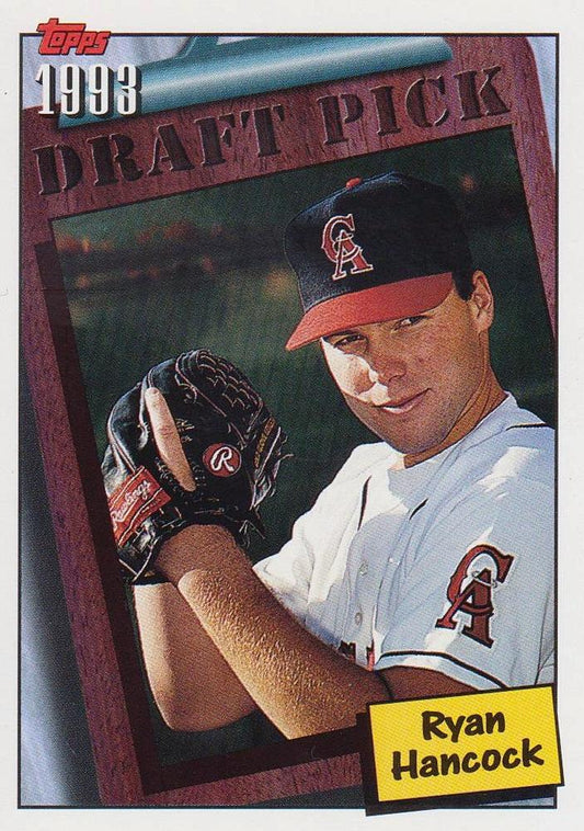 1994 Topps Ryan Hancock DPK, RC # 760 California Angels