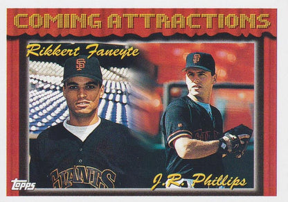 1994 Topps Rikkert Faneyte / J.R. Phillips CA, RC # 790 San Francisco Giants