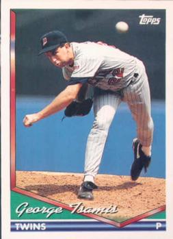 1994 Topps George Tsamis RC # 128 Minnesota Twins