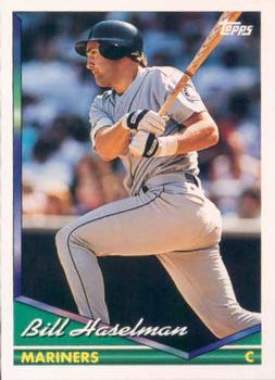1994 Topps Bill Haselman # 138 Seattle Mariners