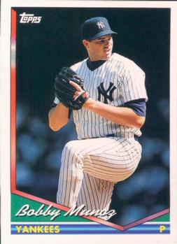 1994 Topps Bobby Munoz # 144 New York Yankees