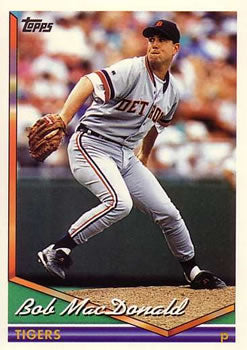 1994 Topps Bob MacDonald # 162 Detroit Tigers