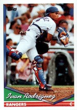 1994 Topps Ivan Rodriguez # 165 Texas Rangers