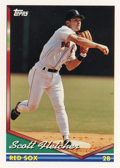 1994 Topps Scott Fletcher # 169 Boston Red Sox