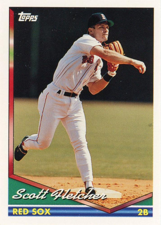 1994 Topps Scott Fletcher # 169 Boston Red Sox