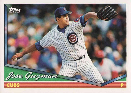 1994 Topps Jose Guzman # 35 Chicago Cubs