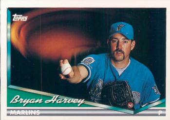1994 Topps Bryan Harvey # 20 Florida Marlins