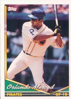 1994 Topps Orlando Merced # 281 Pittsburgh Pirates