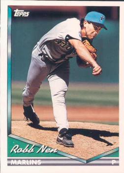 1994 Topps Robb Nen RC # 284 Florida Marlins