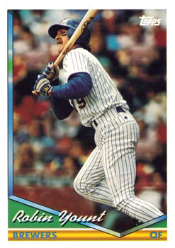 1994 Topps Robin Yount UER # 310 Milwaukee Brewers
