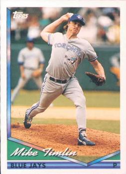 1994 Topps Mike Timlin # 333 Toronto Blue Jays