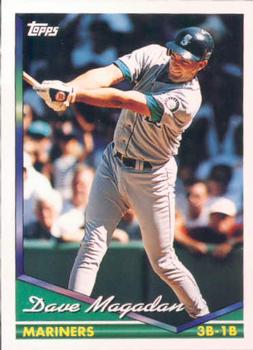 1994 Topps Dave Magadan # 347 Seattle Mariners