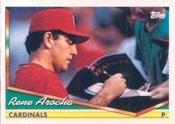 1994 Topps Rene Arocha # 348 St. Louis Cardinals
